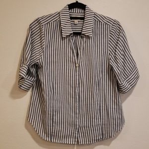 J. Crew striped blouse